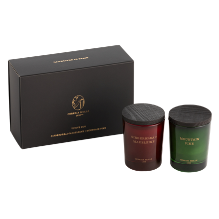 Mountain Pine + Gingerbread Madeleine - Votive Duo - 2 x 2.4 OZ XMS270GMMP